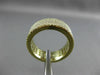 ESTATE WIDE 1CT DIAMOND 18KT YELLOW GOLD MULTI ROW MICRO PAVE ANNIVERSARY RING