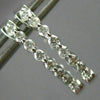ESTATE .50CT DIAMOND 14KT WHITE GOLD 3D CLASSIC OVAL INSIDE OUT HOOP EARRINGS