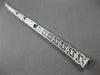 ANTIQUE 1CT AAA SAPPHIRE 14K WHITE GOLD ART DECO PRINCESS TENNIS BRACELET #27816