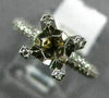 ESTATE 1.66CT DIAMOND 14K WHITE GOLD 4 PRONG ETERNITY SEMI MOUNT ENGAGEMENT RING