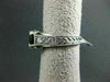 ESTATE 2.18CT DIAMOND & AAA COLOMBIAN EMERALD 14KT WHITE GOLD 3D ENGAGEMENT RING
