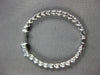 LARGE 2.77CT DIAMOND 18KT WHITE GOLD 3D INSIDE OUT OVAL HOOP HANGING EARRINGS