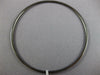LARGE .96CT DIAMOND 18KT BLACK GOLD 3D CLASSIC 2MM ETERNITY LOVE BANGLE BRACELET