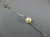 ESTATE LONG AAA SOUTH SEA PEARL 14KT WHITE GOLD 3D BY THE YARD BRACELET #26980