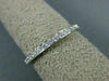 ESTATE .70CT DIAMOND 14KT WHITE GOLD ETERNITY WEDDING ANNIVERSARY RING E/F 25290