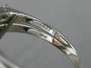 ANTIQUE .74CT ROUND & BAGUETTE DIAMOND 18KT GOLD ENGAGEMENT WEDDING RING #21860