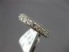 .89CT DIAMOND 18KT WHITE GOLD 4MM ROUND SEMI ETERNITY FILIGREE ANNIVERSARY RING