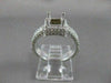ESTATE 1.64CTW DIAMOND 14KT WHITE GOLD PAVE SEMI MOUNT ENGAGEMENT RING #19867