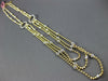 ESTATE .44CT DIAMOND 14KT TWO TONE GOLD 3D MULTI STRAND CIRCULAR FUN NECKLACE