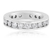 1.91CT DIAMOND 14KT WHITE GOLD CLASSIC CHANNEL ETERNITY WEDDING ANNIVERSARY RING