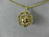 ANTIQUE AAA SOUTH SEA PEARL 14KT YELLOW GOLD 3D OPEN FILIGREE PENDANT #20535