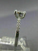 ESTATE WIDE .32CT DIAMOND 18KT WHITE GOLD CLUSTER ROUND PROMISE ENGAGEMENT RING