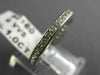 ESTATE 1.0CT ROUND DIAMOND PLATINUM 3D ETERNITY WEDDING ANNIVERSARY RING #20256