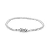 ESTATE 2.0CT DIAMOND 14KT WHITE GOLD 3D CLASSIC ROUND TENNIS BRACELET