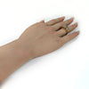 5.25CT AAA AQUAMARINE 18KT YELLOW GOLD 3D EMERALD CUT 3 STONE ANNIVERSARY RING