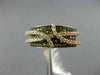 1.32CT WHITE & CHOCOLATE FANCY DIAMOND 14K ROSE & BLACK GOLD 3D CRISS CROSS RING