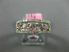 1.24CT WHITE & PINK DIAMOND 18K WHITE & ROSE GOLD HALO WEDDING ANNIVERSARY RING