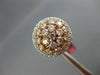 ESTATE LARGE 1.71CT WHITE & PINK DIAMOND 18K WHITE & ROSE GOLD ANNIVERSARY RING