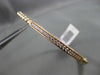 ESTATE .38CT ROUND DIAMOND 14KT ROSE GOLD 3D CLASSIC 3.5mm BANGLE BRACELET