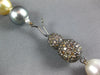 EXTRA LARGE 6.50CT MOCHA DIAMOND & AAA SOUTH SEA PEARL 14KT BLACK GOLD NECKLACE