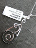 .40CT WHITE & BLACK DIAMOND 14KT WHITE GOLD 3D MUSICAL NOTE FUN FLOATING PENDANT