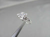 ESTATE 0.46CTW 18KT WHITE GOLD PAST PRESENT FUTURE DIAMOND RING ONE OF A KIND !!
