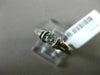 ESTATE .25CT ROUND DIAMOND 14KT WHITE GOLD SOLITAIRE SEMI BEZEL ENGAGEMENT RING