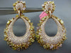 GIA LARGE 13.81CT PINK & MULTI COLOR DIAMOND 18KT ROSE GOLD TEAR DROP EARRINGS