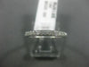 ESTATE .11CT DIAMOND 14KT WHITE GOLD 3D CLASSIC ROUND WEDDING ANNIVERSARY RING