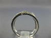 LARGE .65CT DIAMOND 14KT WHITE GOLD 3D MULTI ROW CRISS CROSS ETOILE SNAKE RING