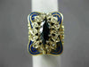 ESTATE .9CT DIAMOND & AAA SAPPHIRE 14K YELLOW GOLD INTERCHANGEABLE RING BRACELET