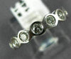 ESTATE 1.05CT DIAMOND 14K WHITE GOLD 3D ETERNITY WEDDING ANNIVERSARY RING #16998