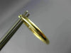 ESTATE .54CT DIAMOND 14KT YELLOW GOLD 3D HOOP HUGGIE HANGING EARRINGS #16814