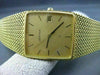 ESTATE WIDE CERTINA 18K YELLOW GOLD CLASSIC SQUARE FACE MEN'S SWISS WATCH #1553