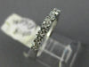 ESTATE .55CT DIAMOND 18KT WHITE GOLD 3D CLASSIC 7 STONE WEDDING ANNIVERSARY RING