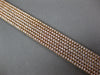 ESTATE WIDE 12.40CT PINK DIAMOND 18K ROSE GOLD CLASSIC MULTI ROW TENNIS BRACELET