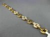 ESTATE 2.35CT ROUND CUT DIAMOND 18KT ROSE GOLD 3D CIRCULAR LINK BRACELET #21566