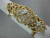 ESTATE EXTRA LARGE 1.85CT DIAMOND 14KT ROSE GOLD HEART FLEXIBLE FULL FINGER RING