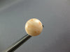 ESTATE AAA PINK OPAL 18KT YELLOW GOLD 3D CLASSIC ROUND CLIP ON EARRINGS