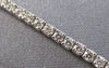 ESTATE 2.22CT DIAMOND 14KT WHITE GOLD 3D CLASSIC ROUND 2.5MM TENNIS BRACELET