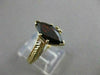 ESTATE 1.50CT MARQUISE GARNET 14K YELLOW GOLD FILIGREE COCKTAIL RING 13.5M 21471