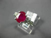 ESTATE 1.60CT DIAMOND & AAA OVAL CUT RUBY 14KT ROSE GOLD CLASSIC ENGAGEMENT RING