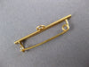 ANTIQUE CLASSIC 14KT YELLOW GOLD 3D FILIGREE BAR CHARM BABY PIN #27403