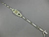 ANTIQUE LONGINES 3.44CT DIAMOND & SAPPHIRE PLATINUM & 14K WHITE GOLD WATCH 25285