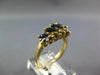 WIDE 1.06CT DIAMOND & AAA SAPPHIRE 14KT YELLOW GOLD 3D CLASSIC ANNIVERSARY RING