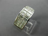 ESTATE WIDE 2.08CT DIAMOND 18KT WHITE GOLD 3D INVISIBLE ANNIVERSARY RING #26176
