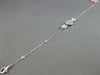 .43CT DIAMOND 18KT WHITE GOLD ROUND & BAGUETTE HEART SHAPE BY THE YARD BRACELET