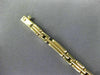 ESTATE .45CT DIAMOND 14K YELLOW GOLD 3D " V " SHAPE CLASSIC HANDCRAFTED NECKLACE