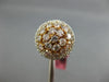 ESTATE LARGE 1.71CT WHITE & PINK DIAMOND 18K WHITE & ROSE GOLD ANNIVERSARY RING
