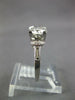 ANTIQUE 1.46CT DIAMOND PLATINUM ROUND FILIGREE FISHTAIL ENGAGEMENT RING #27240